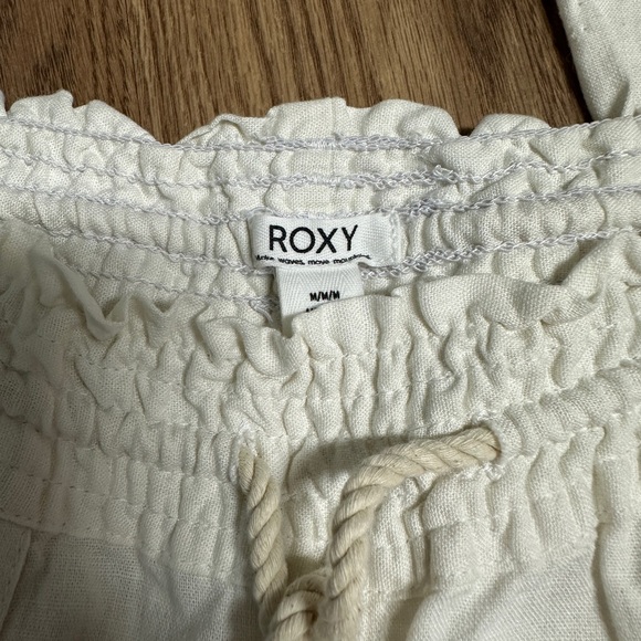 White Roxy Linen Pants - Picture 2 of 4